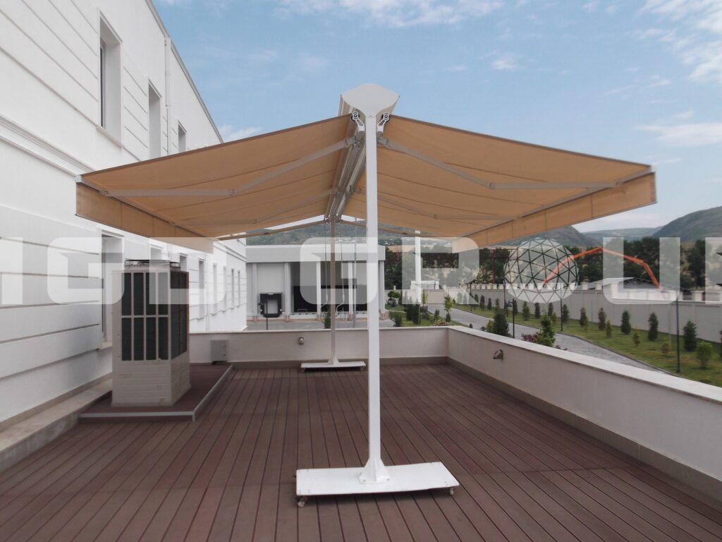 DUAL OPENED AWNING